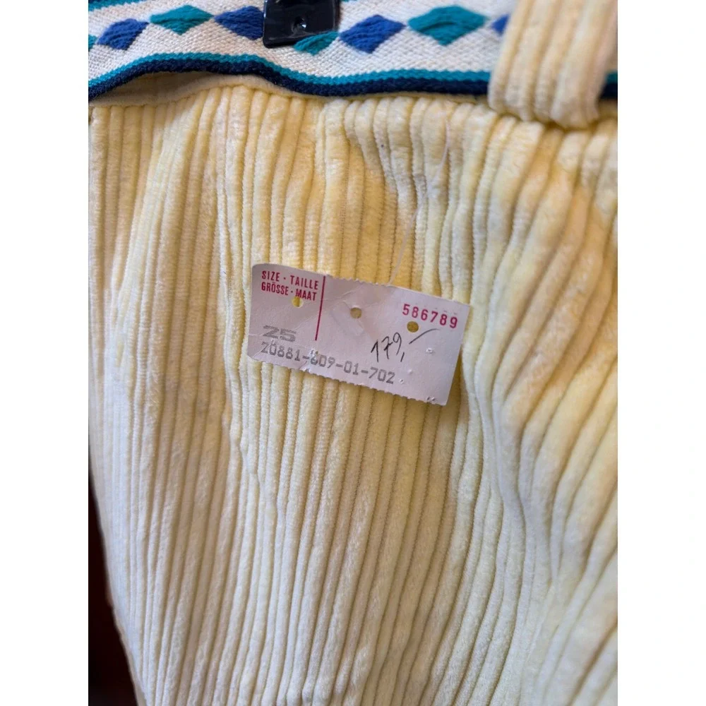Vintage 80's 90's Angelo Litrico Corduroy Pants Retro Pastel Grandmacore Twee